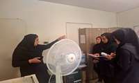 بازدید ریاست مرکز بهداشت غرب  از واحدهای ستادی در راستای بهینه سازی فضاها و حذف تجهیزات بلا استفاده از واحد ها
