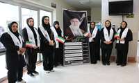 سفیران سلامت ضلع طلایی مراسم تشییع رهبر شهید 