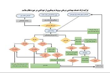 شریح فرآیند پیشگیری از خودکشی توسط کارشناس مسئول سلامت روان مرکز بهداشت غرب