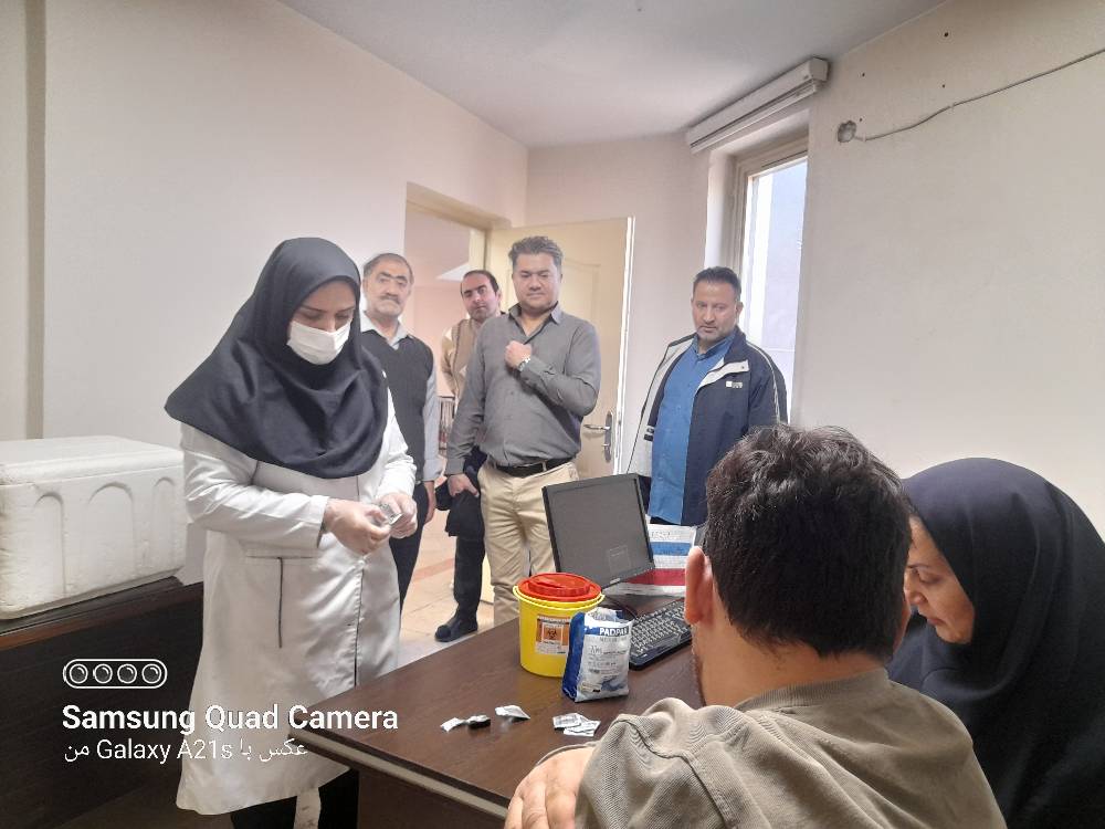 واکسیناسیون آنفلوانزای فصلی برای کارکنان شهرداری ناحیه ۳